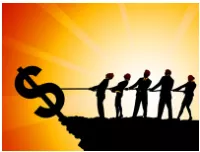 In the red - In financial danger