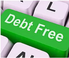 To be out of the red - To be out of debt