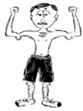 Man of straw - A weak person