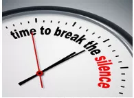 To break the ice - To break silence by speaking first
