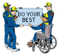 To put one’s shoulder to the wheel - To do one’s work with one’s own efforts