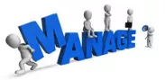 Deal with - To manage something or someone