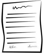 Set down - In written form