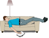 Laxity - The state of being relaxed, easy-going, or not very strict.