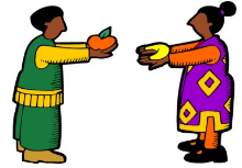 Barter - The action or system of exchanging