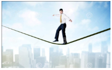 Precarity  - Being unsettled or in doubt or dependent on chance/the state of being unstable, dangerous or difficult.