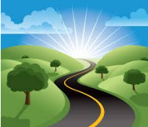 Meandering  - Following a winding course.