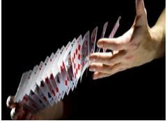 Sleight - The use of dexterity or cunning, especially so as to deceive/ the manipulation of cunning or skill, particularly as a means of deception.