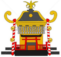  Shrine  - A place regarded as holy because of its associations with a divinity or a sacred person or relic, marked by a building or other construction.