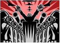 Totalitarian - Relating to a system of government that is centralized and dictatorial and requires complete subservience to the state. / associated with a system of governance in which the government controls everything.