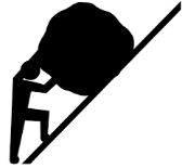 Flounder  - Struggle or stagger clumsily
