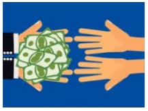 Dole out  - To give or deliver in small portions.