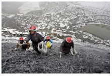 At the helm - To be at the top of something/ to establish oneself at the top.
