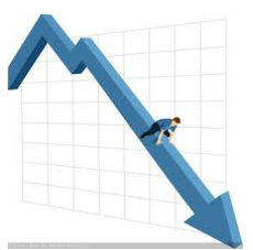 Plummet  - Decrease rapidly in value or amount.