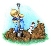 Exhume  - Dig out (something buried) from the ground.