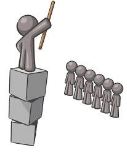 Tyranny - Cruel and oppressive government or rule.