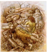 Pogrom  - The killing or destruction of a large proportion of a group or species.