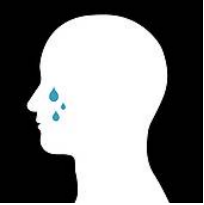 Bereft  - Deprived of or lacking, Sad and alone