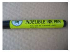 Indelible  - Not able to be forgotten./ making marks that cannot be removed.