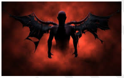 Demonize  - (Make wicked and threatening.)