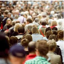 Populace  - The people living in a particular country or area.