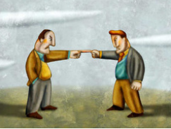 Impugn  - Dispute the truth, validity, or honesty of (a statement or motive)