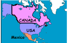 Contiguous  - Next or together in sequence./ sharing border.