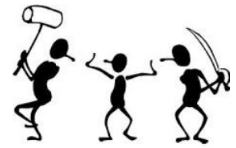 Belligerence  - Aggressive or warlike behaviour.