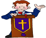 Preach  - Publicly proclaim or teach (a religious message or belief).