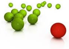 Gulf  - A large difference or division between two people or groups, or between viewpoints, concepts, or situations.