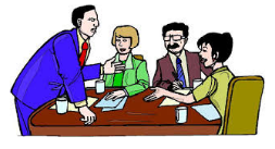 Deliberation  - Long and careful consideration or discussion.