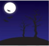 Eerie  - (Strange and frightening.)