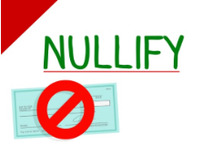 Nullify  - Make legally null and void; invalidate.