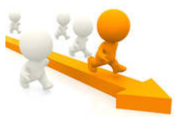 Vie - compete eagerly with someone in order to do or achieve something.