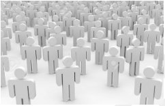 Horde  - (A large group of people.)