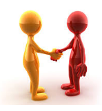 Amicable  - Characterized by friendliness and absence of discord.