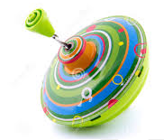 Twirl  - (Changing (fast)/spin quickly and lightly round, especially repeatedly.)
