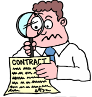 Contingent  - Dependent on.