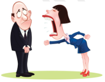 Rebuke  - (A disapproval or criticism of (someone) because of their behaviour or actions.)