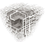 Labyrinthine  - (Intricate and complex)