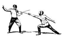 Riposte  - (Respond by a similar action)