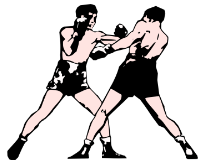 Spar  - (Argue with someone without marked hostility.)