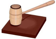 Injunction  - (An authoritative warning or order.)