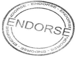 Endorse - (Declare one's public approval or support of);