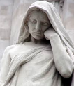 Bereft - (bereft of) Deprived of or lacking (something)