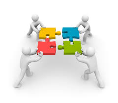 Coalescence - (To unite so as to form one mass, community, etc)