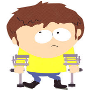 Cripple  - (Cause (someone) to become unable to walk or move properly.)
