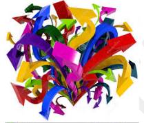 Topsy-turvy  - (In a state of complete confusion and disorder.)