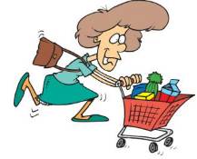 Scramble  - (Move hurriedly or clumsily from or into a particular place or position.)