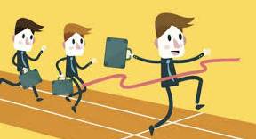 Laggard  - A person who makes slow progress and falls behind others.
